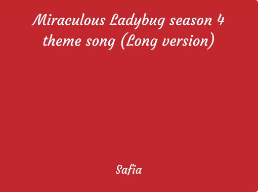 Miraculous Theme Song - Miraculous Ladybug 