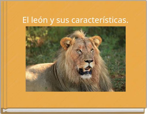 El león y sus características.