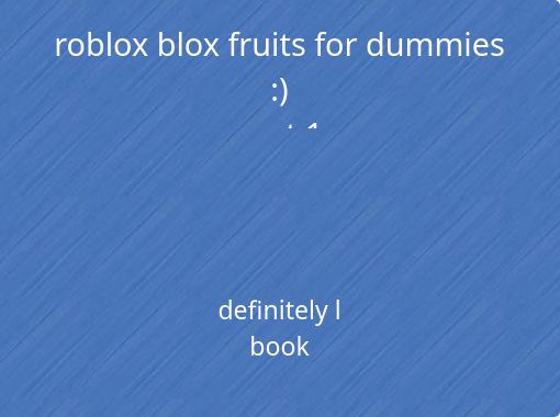 Blox Fruits Free Fruits - Roblox