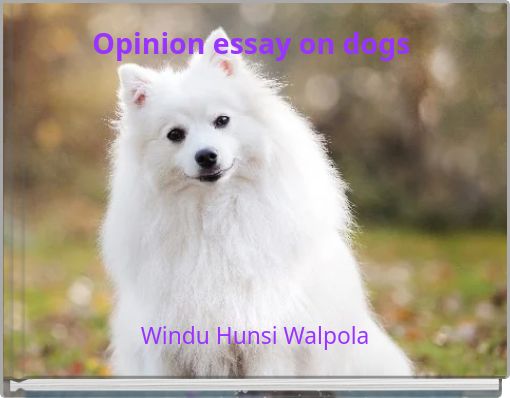 opinion essay on dogs