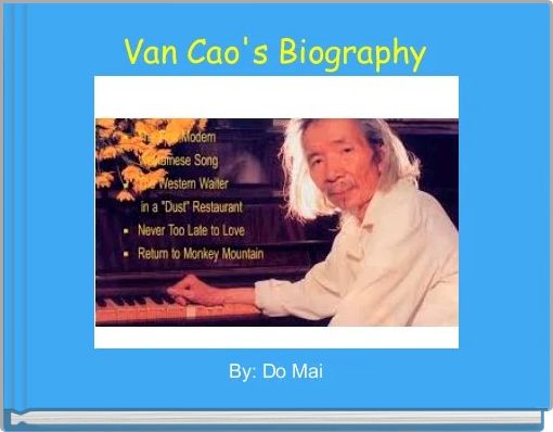 write a biography of van cao