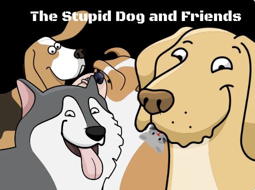 stupid dog cartoon