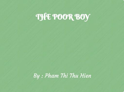 Bacon boy the poor boy - Free stories online. Create books for kids