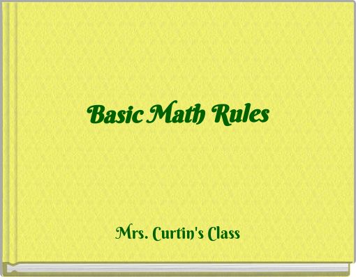 basic-math-rules-free-books-children-s-stories-online-storyjumper