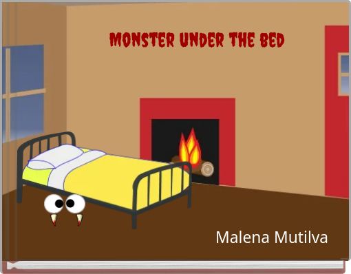 monster under the bed clipart