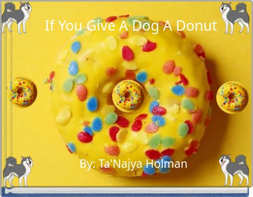 if you give a dog a donut plush