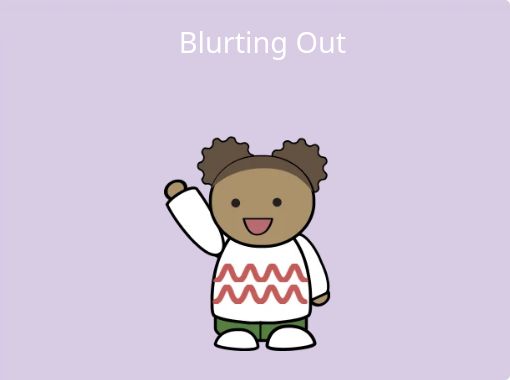 blurting out clipart