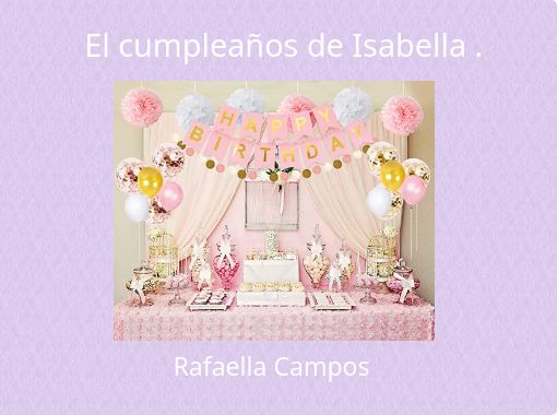 El cumpleaños de Isabela